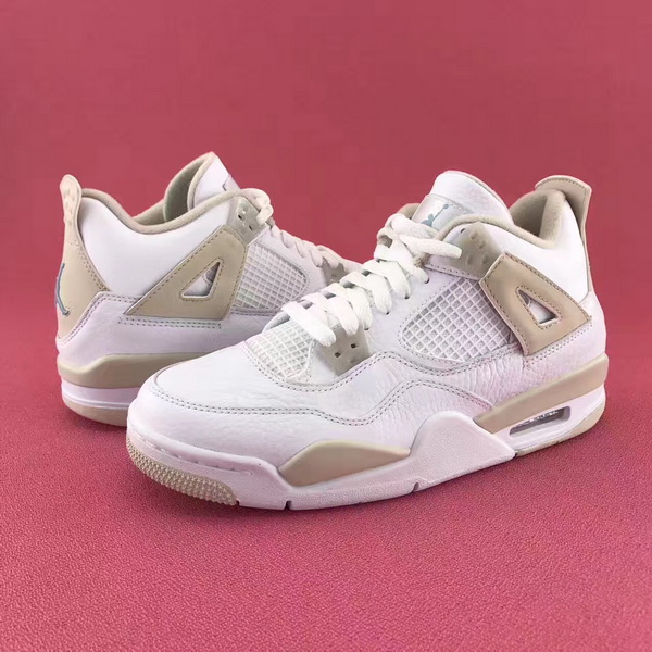 Authentic Air Jordan 4 GS Linen